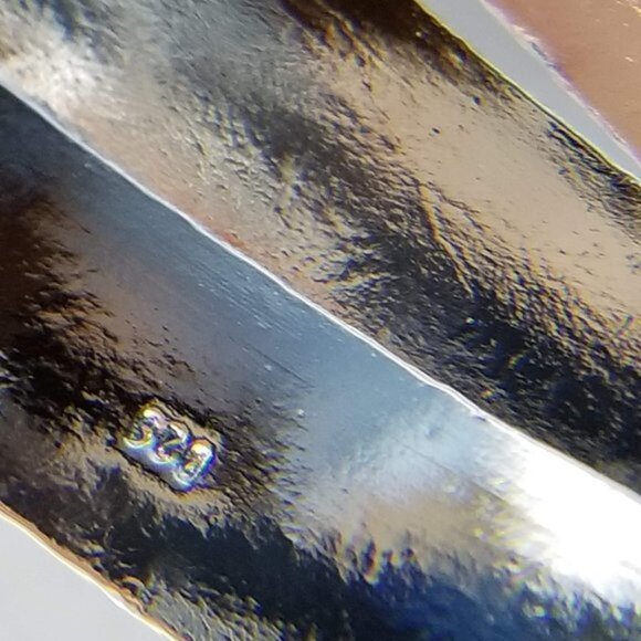 Sterling Silver Hallmark Art Nouveau Style Semi Adjustable Cuff Bracelet NWT - Picture 4 of 6